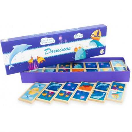Dominoes with pictures, game for children