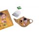 Tasse repose sachet de thé décor le baiser de G. Klimt