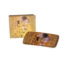 Rectangular dish, The Kiss by G. Klimt