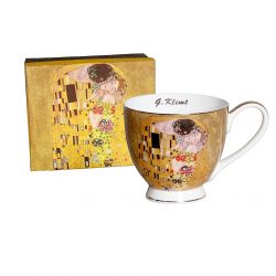 Large model breakfast cup 500 ml The kiss by G. Klimt