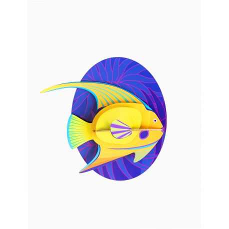 Decoration, the yellow angelfish