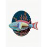 Décoration, le poisson perroquet, red Parrot