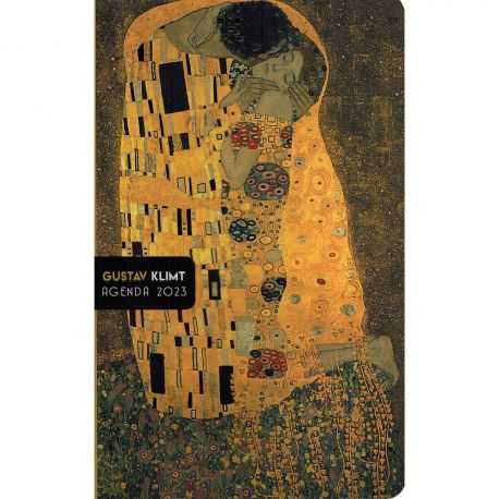 Agenda 2023 illustration Le baiser Gustav Klimt