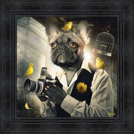 The dog picture by Sylvain Binet 40x40