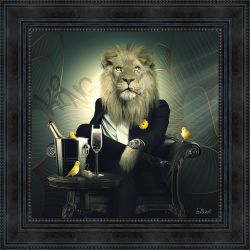 The Lion chesterfield by Sylvain Binet 40x40