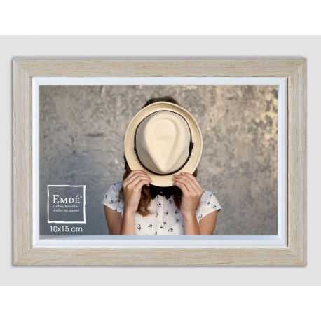 White or black fine wood interior photo frame