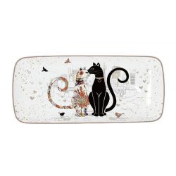 Cake dish: cats in love