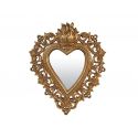 Mirror Ex-voto golden heart