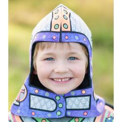 Coloring knight helmet li