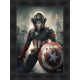 Captain América painting by Sylvain Binet 19x27
