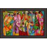 Tableau Printemps par Martine Gonnin 73 x 103