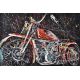 Harley Davidson motorcycle painting