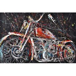 Harley Davidson motorcycle painting
